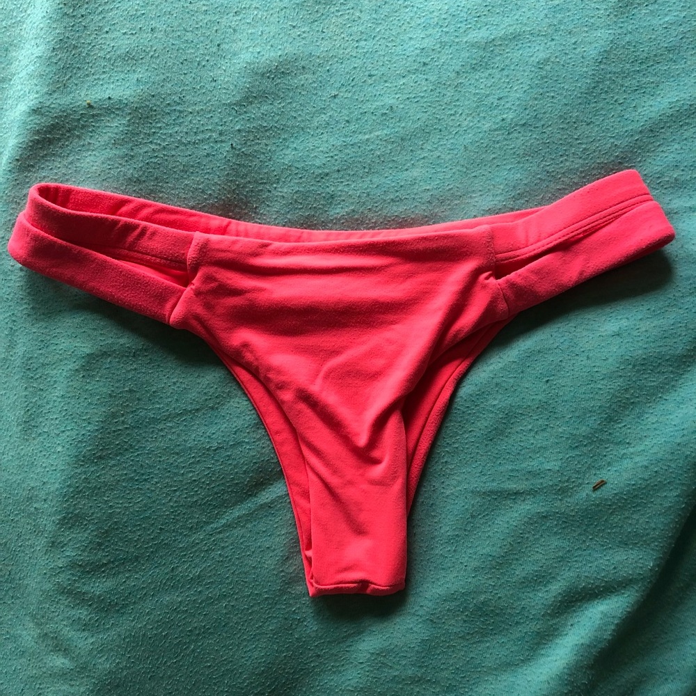 pink cheeky bikini bottoms
